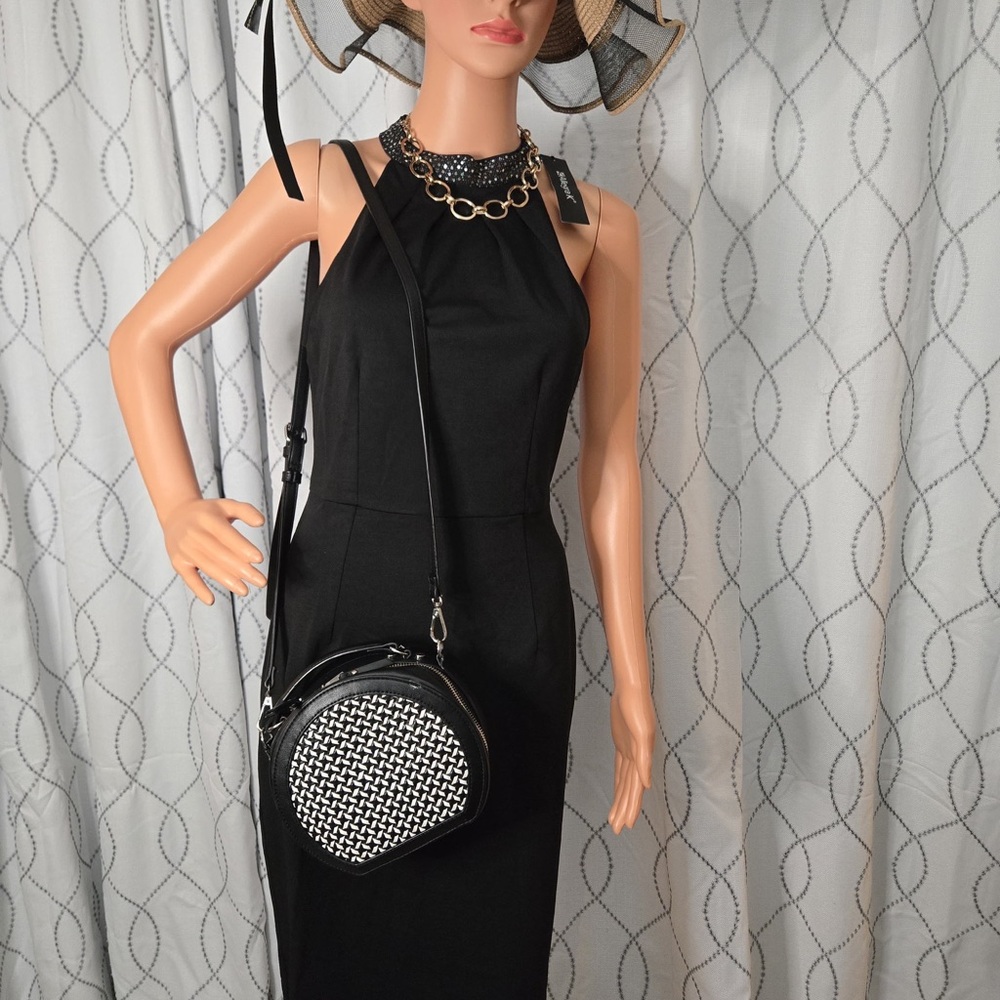 Allegra K Black Strapless Dress